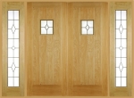 Thames Double Front Doors With Sidelights